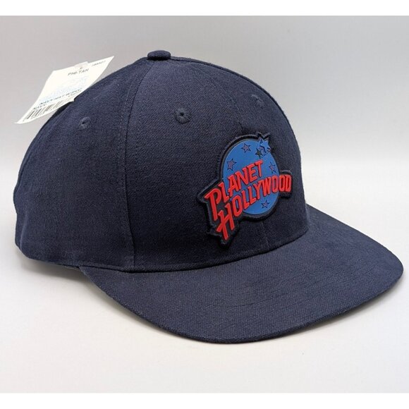 NEW NWT Vintage Planet Hollywood Lake Tahoe Strap Back Hat Cap VTG Blue - Picture 1 of 5